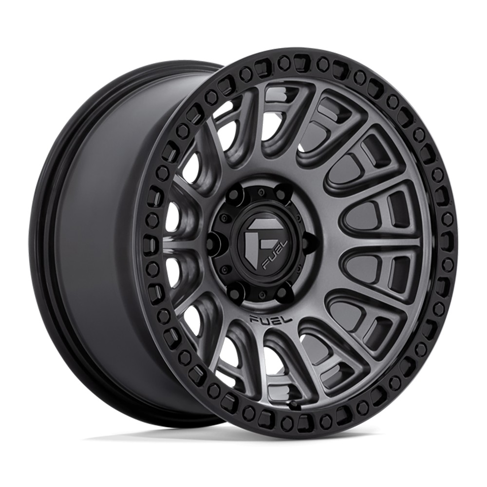 Jante aluminium 4x4 FUEL D835 Cycle Matte Gunmetal W/ Black Ring • 17"x8.5" • 5x127 • CB71.6 • ET30