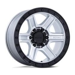 Jante aluminium 4x4 KMC KM551 Outrun Machined W/ Gloss Black LIP • 18"x9.0" • 6x139.7 • CB106,1 • ET18