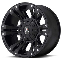 Jante aluminium 4x4 KMC XD822 Monster II Matte Black XD Series • 17"x9" • 6x114.3 • CB72.6 • ET18