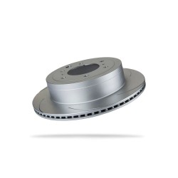 Disque de frein ventilé rainuré arrière droit PEDDERS (Ø 332mm) • 6217210SGR 