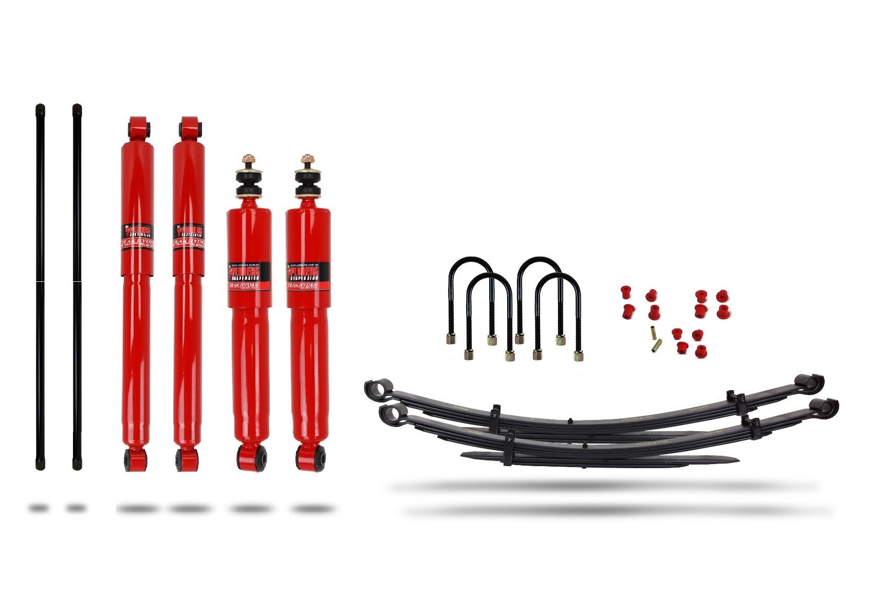 Kit suspension PEDDERS TrakRyder Gaz MD (Medium Duty) • Hauteur standard