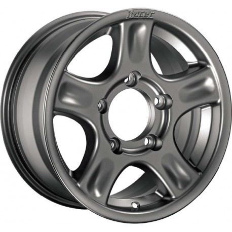 Jante Aluminium 4x4 RACER 8x16 6x139.7 CB110.5 ET-25 Charge 1300Kg Gun Metal (gris anthracite)