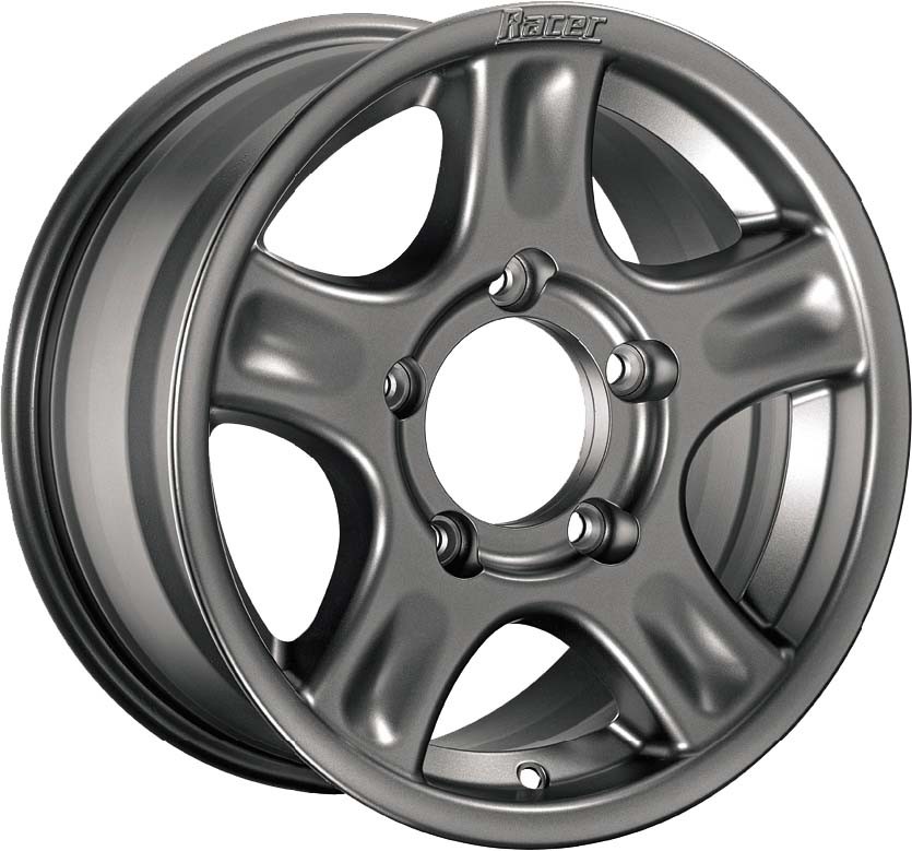 Jante Aluminium 4x4 RACER 8x16 6x139.7 CB110.5 ET-25 Charge 1300Kg Gun Metal (gris anthracite)