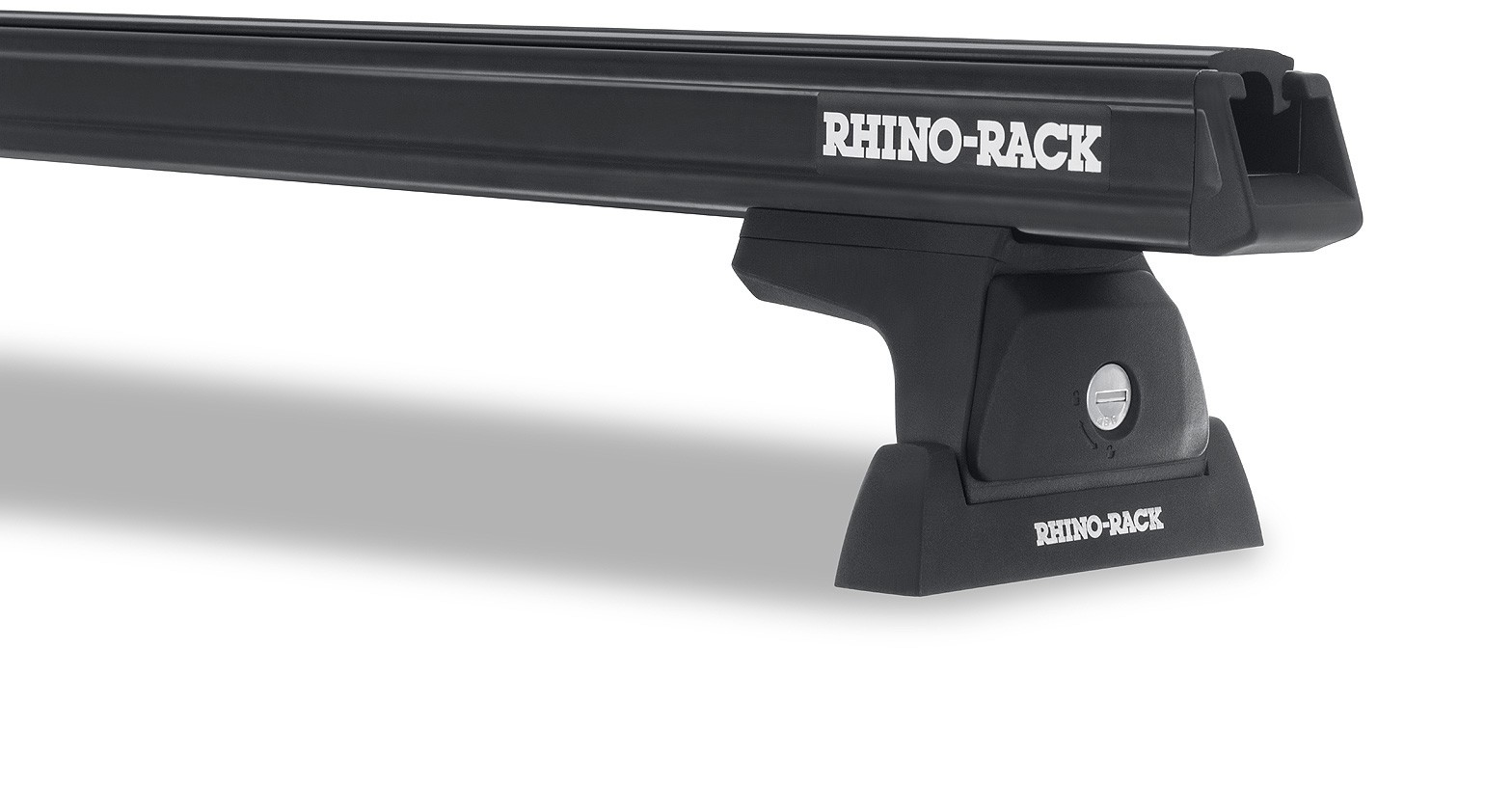 Kit 2 barres de toit noires RHINO-RACK Heavy Duty RLT600 • JA6220