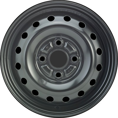 Jante acier ALCAR Stahlrad 2430 • 4x13 • 4x100 • ET40 • CB54 • Noire