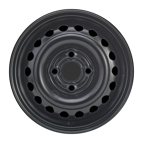 Jante acier ALCAR Stahlrad 3260 • 5x13 • 4x100 • ET49 • CB56,5 • Noire 