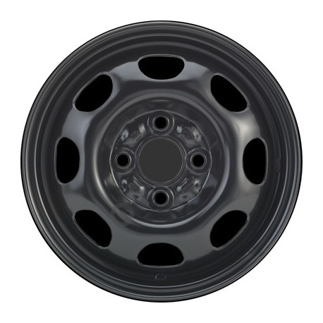 Jante acier ALCAR Stahlrad 3345 • 4,5x13 • 4x100 • ET35 • CB57 • Noire 