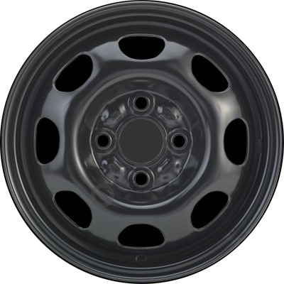 Jante acier ALCAR Stahlrad 3345 • 4,5x13 • 4x100 • ET35 • CB57 • Noire