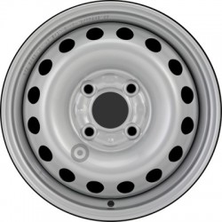 Jante acier ALCAR Stahlrad 3440 • 4,5x13 • 4x100 • ET36 • CB60 • Argent 