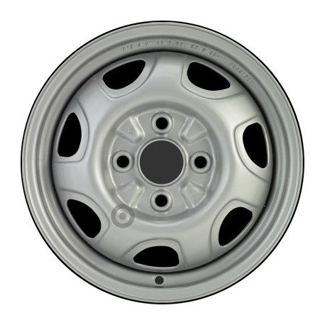 Jante acier ALCAR Stahlrad 4030 • 5x13 • 4x100 • ET46 • CB56 • Argent 