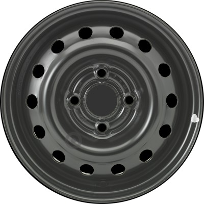 Jante acier ALCAR Stahlrad 4040 • 5x13 • 4x100 • ET45 • CB56,5 • Noire