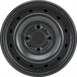 Jante acier ALCAR Stahlrad 4075 • 5x13 • 4x108 • ET28 • CB65 • Noire 