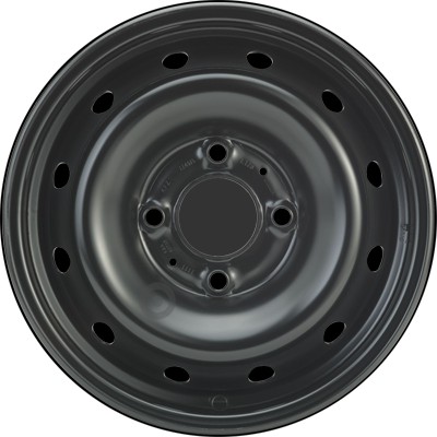 Jante acier ALCAR Stahlrad 4075 • 5x13 • 4x108 • ET28 • CB65 • Noire