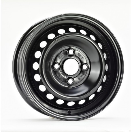 Jante acier ALCAR Stahlrad 4275 • 4,5x13 • 4x100 • ET35 • CB54 • Noire 