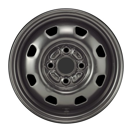 Jante acier ALCAR Stahlrad 4375 • 5x13 • 4x100 • ET46 • CB54 • Noire 