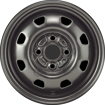 Jante acier ALCAR Stahlrad 4375 • 5x13 • 4x100 • ET46 • CB54 • Noire