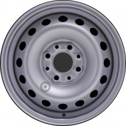 Jante acier ALCAR Stahlrad 4450 • 5x13 • 4x98 • ET35 • CB58 • Argent