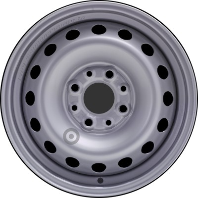 Jante acier ALCAR Stahlrad 4450 • 5x13 • 4x98 • ET35 • CB58 • Argent