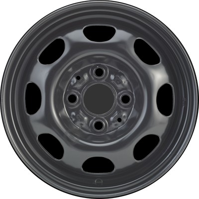 Jante acier ALCAR Stahlrad 4645 • 5,5x13 • 4x100 • ET43 • CB57 • Noire