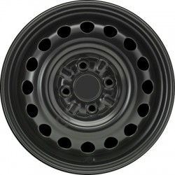 Jante acier ALCAR Stahlrad 4940 • 4,5x14 • 4x100 • ET39 • CB54 • Noire 