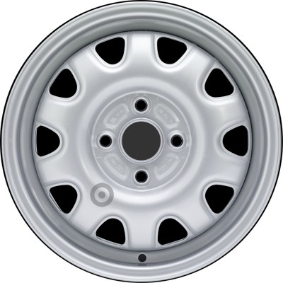 Jante acier ALCAR Stahlrad 5010 • 4,5x14 • 4x100 • ET45 • CB54 • Argent