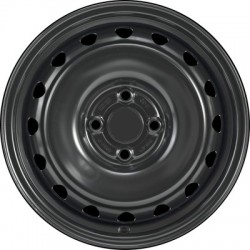 Jante acier ALCAR Stahlrad 5015 • 6x15 • 4x100 • ET47 • CB54 • Noire