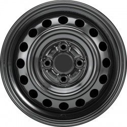 Jante acier ALCAR Stahlrad 5215 • 4,5x14 • 4x100 • ET46 • CB56 • Noire