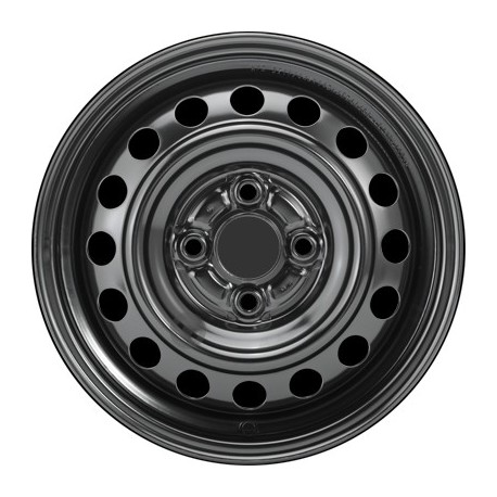 Jante acier ALCAR Stahlrad 5215 • 4,5x14 • 4x100 • ET46 • CB56 • Noire 