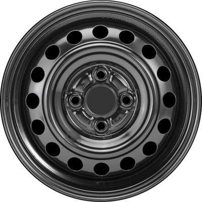 Jante acier ALCAR Stahlrad 5215 • 4,5x14 • 4x100 • ET46 • CB56 • Noire