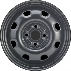 Jante acier ALCAR Stahlrad 5220 • 5x14 • 4x100 • ET46 • CB54 • Noire 