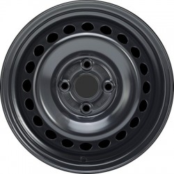 Jante acier ALCAR Stahlrad 5335 • 5,5x14 • 4x100 • ET47 • CB54 • Noire 