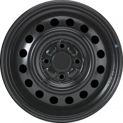 Jante acier ALCAR Stahlrad 5400 • 4,5x14 • 4x100 • ET45 • CB54 • Noire 