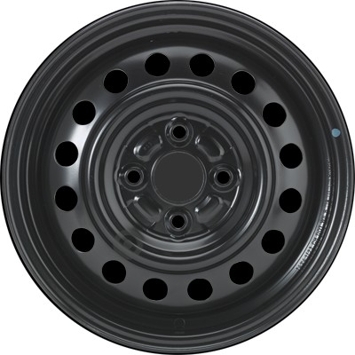 Jante acier ALCAR Stahlrad 5400 • 4,5x14 • 4x100 • ET45 • CB54 • Noire