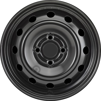 Jante acier ALCAR Stahlrad 5965 • 5x14 • 4x100 • ET49 • CB54 • Noire