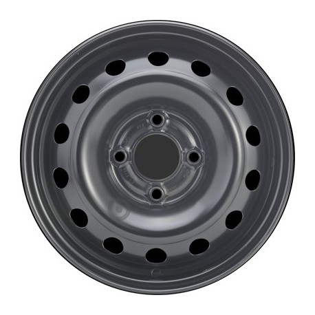 Jante acier ALCAR Stahlrad 5990 • 5,5x14 • 4x108 • ET34 • CB65 • Noire 