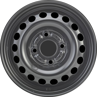 Jante acier ALCAR Stahlrad 6035 • 5,5x14 • 4x114,3 • ET46 • CB67 • Noire