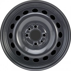 Jante acier ALCAR Stahlrad 6165 • 5,5x14 • 4x98 • ET35 • CB58 • Noire