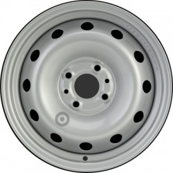 Jante acier ALCAR Stahlrad 6225 • 5,5x14 • 4x98 • ET32 • CB58 • Argent