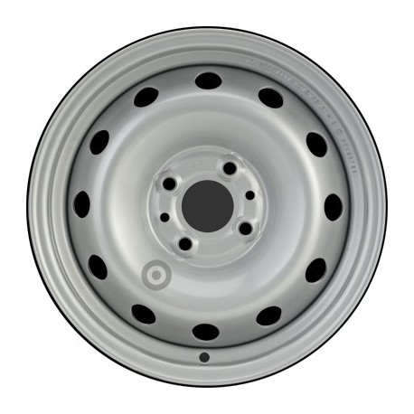 Jante acier ALCAR Stahlrad 6225 • 5,5x14 • 4x98 • ET32 • CB58 • Argent 