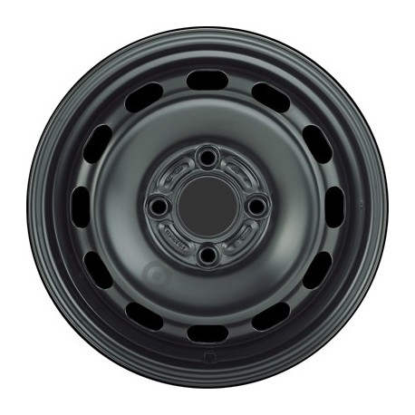 Jante acier ALCAR Stahlrad 6275 • 5,5x14 • 4x108 • ET47,5 • CB63,3 • Noire 