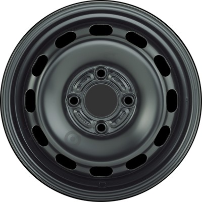 Jante acier ALCAR Stahlrad 6275 • 5,5x14 • 4x108 • ET47,5 • CB63,3 • Noire