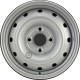 Jante acier ALCAR Stahlrad 6395 • 5,5x14 • 4x108 • ET24 • CB65 • Argent 