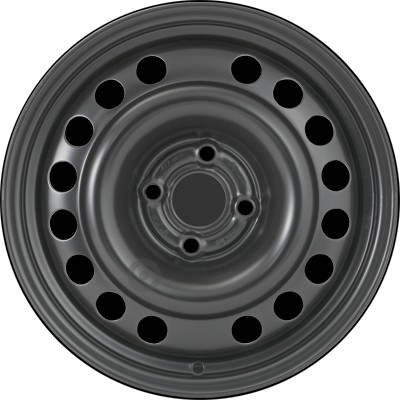 Jante acier ALCAR Stahlrad 6435 • 6x15 • 4x100 • ET43 • CB56,5 • Noire