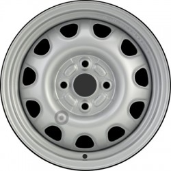 Jante acier ALCAR Stahlrad 6520 • 5,5x14 • 4x100 • ET45 • CB54 • Argent