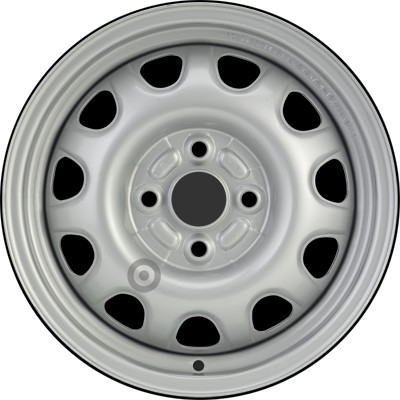 Jante acier ALCAR Stahlrad 6520 • 5,5x14 • 4x100 • ET45 • CB54 • Argent