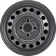 Jante acier ALCAR Stahlrad 6530 • 5,5x14 • 4x100 • ET36 • CB60 • Noire 