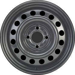 Jante acier ALCAR Stahlrad 6530 • 5,5x14 • 4x100 • ET36 • CB60 • Noire