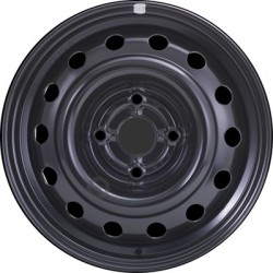 Jante acier ALCAR Stahlrad 6555 • 5,5x14 • 4x114,3 • ET44 • CB56,5 • Noire 