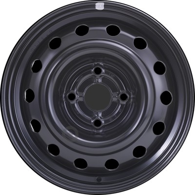 Jante acier ALCAR Stahlrad 6555 • 5,5x14 • 4x114,3 • ET44 • CB56,5 • Noire