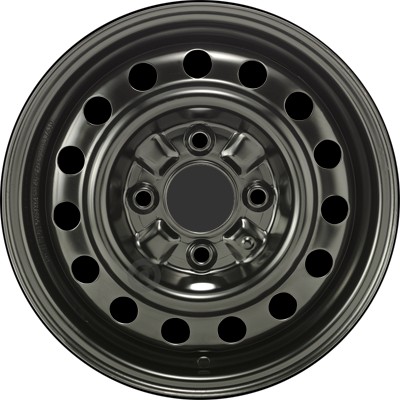 Jante acier ALCAR Stahlrad 6620 • 5,5x14 • 4x114,3 • ET46 • CB67 • Noire